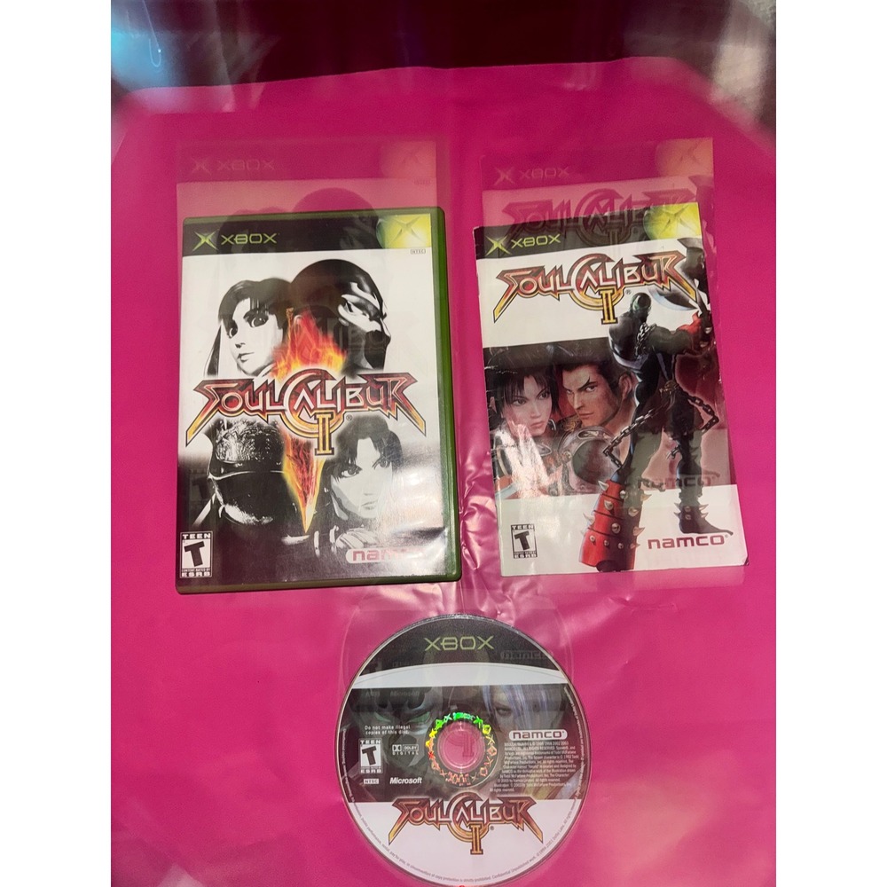 SoulCalibur II 2 Xbox Original Namco Fighting Game Spawn Exclusive CIB